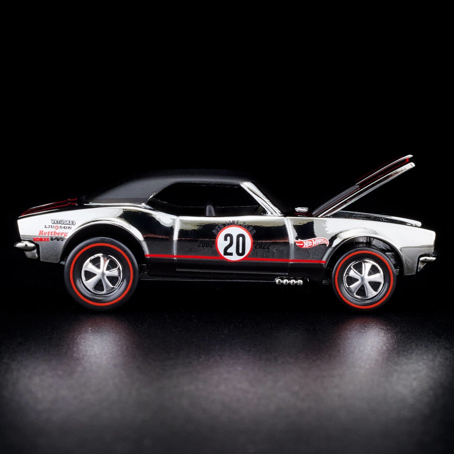 RLC EXCLUSIVE CUSTOM CAMARO - RLC 20th ANNIVERSARY Xe Mô Hình Hot Wheels Cao Cấp - Hình ảnh bổ sung 5