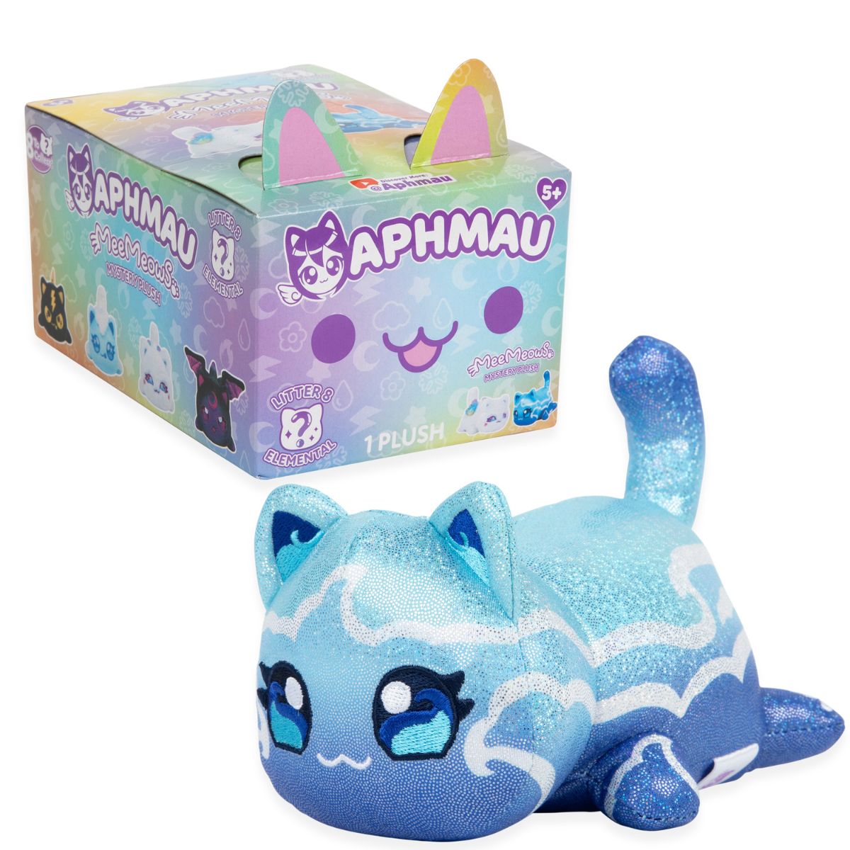 6 Inch Stuffed Animal Toy – Series 8 – Elemental Theme APHMAU 6028ELE - Thú nhồi bông mèo Aphmau chính hãng - APHMAU