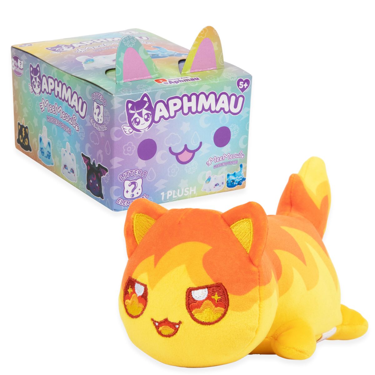 6 Inch Stuffed Animal Toy – Series 8 – Elemental Theme APHMAU 6028ELE - Thú nhồi bông mèo Aphmau chính hãng - APHMAU