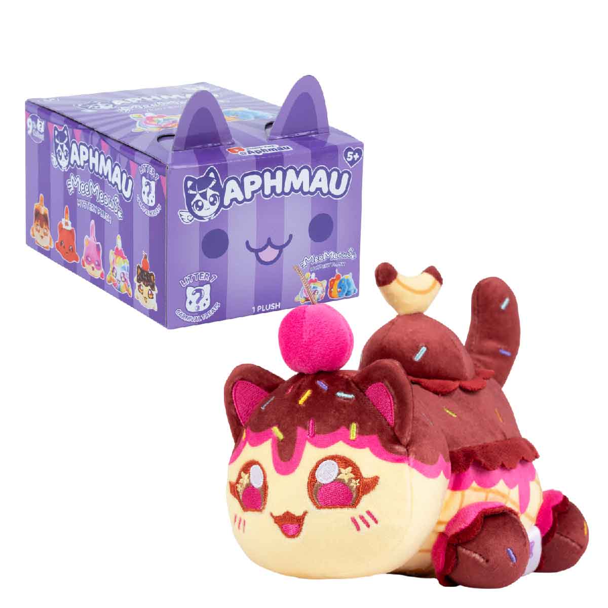 Carnival Treats 6inch Stuffed Animal Toy APHMAU 6027 - Thú nhồi bông mèo bí ẩn - Aphmau