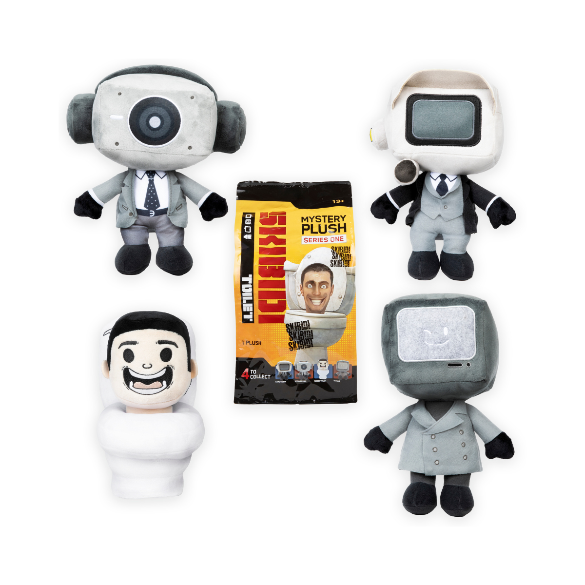 Stuffed Animals - Series 1 SKIBIDI TOILET ST1320 - Thú nhồi bông Blind Box chính hãng