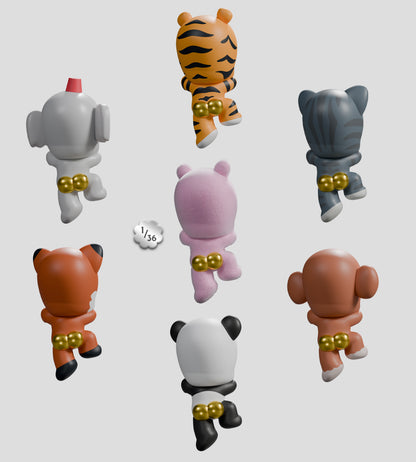 Tiny Shiny Hiney Peakers Blind Box - Mô Hình Đồ Chơi Art Toy - Kaleidos Creative Kaleidos Creative - ảnh 2 - Art Toys