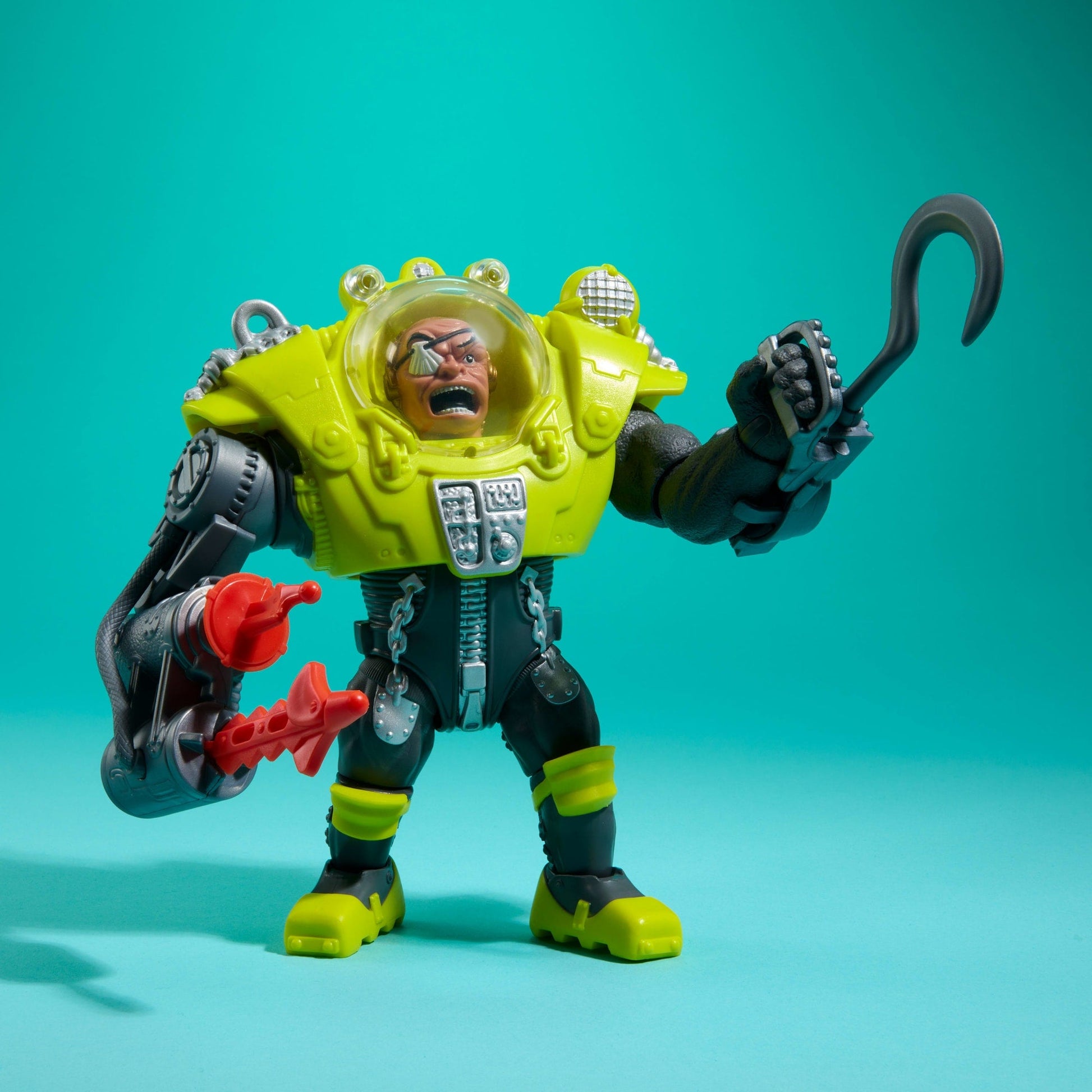 Street Sharks Dr. Piranoid Action Figure - Mô hình hành động kỷ niệm 30 năm Mattel HYD62 - Hình ảnh bổ sung 5