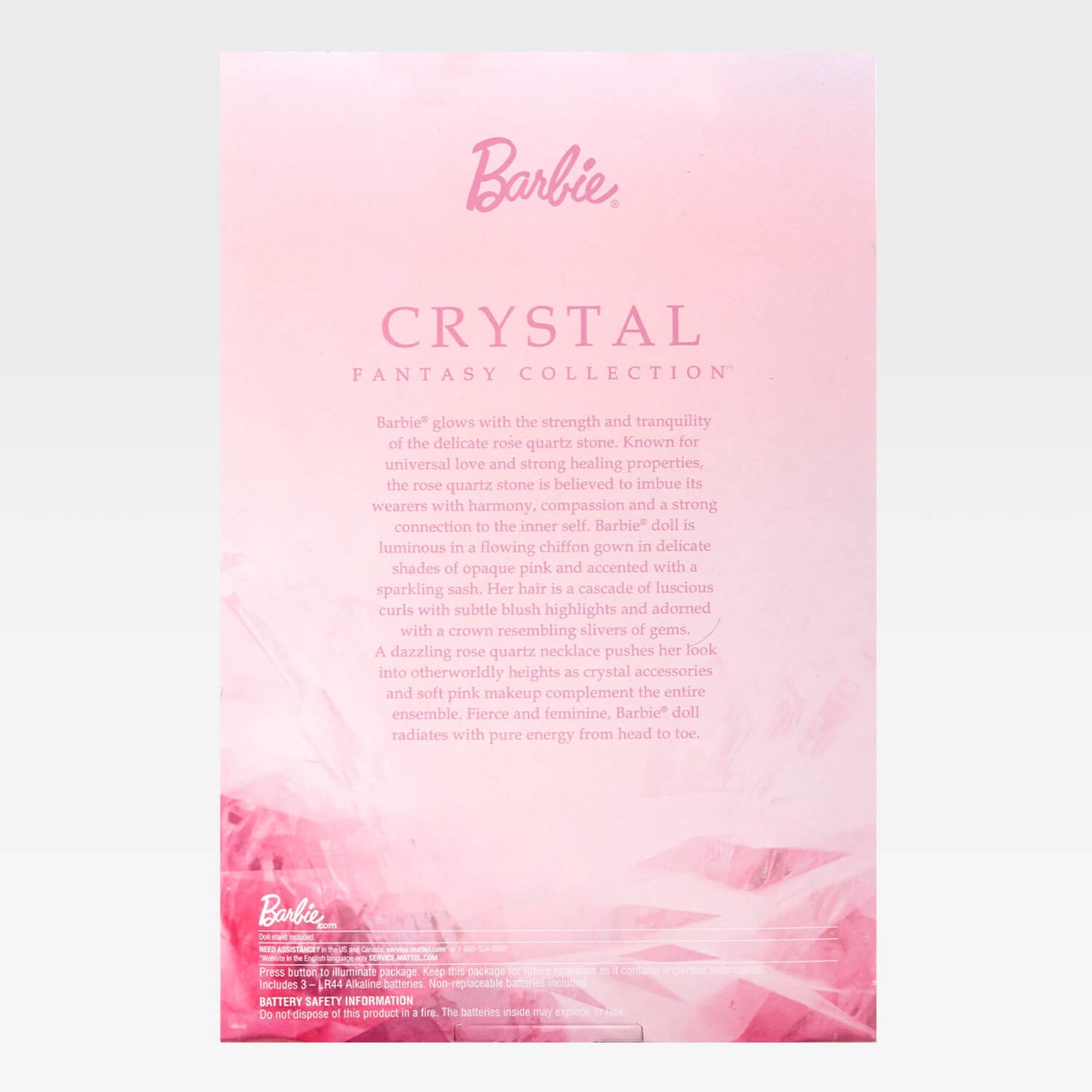 Barbie Crystal Fantasy Collection Rose Quartz Doll - Búp Bê Sưu Tầm Cao Cấp Barbie Signature HCB95