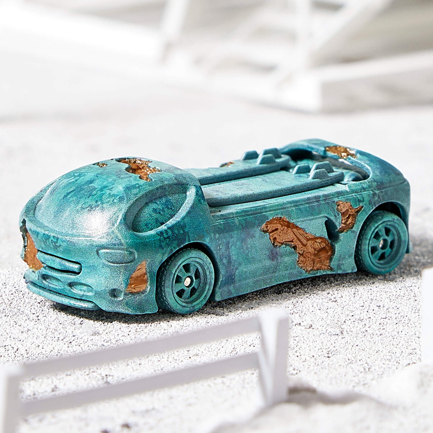 Hot Wheels x Daniel Arsham Eroded Deora II Xe Mô Hình Sưu Tầm Mattel Creations - Hình ảnh sản phẩm