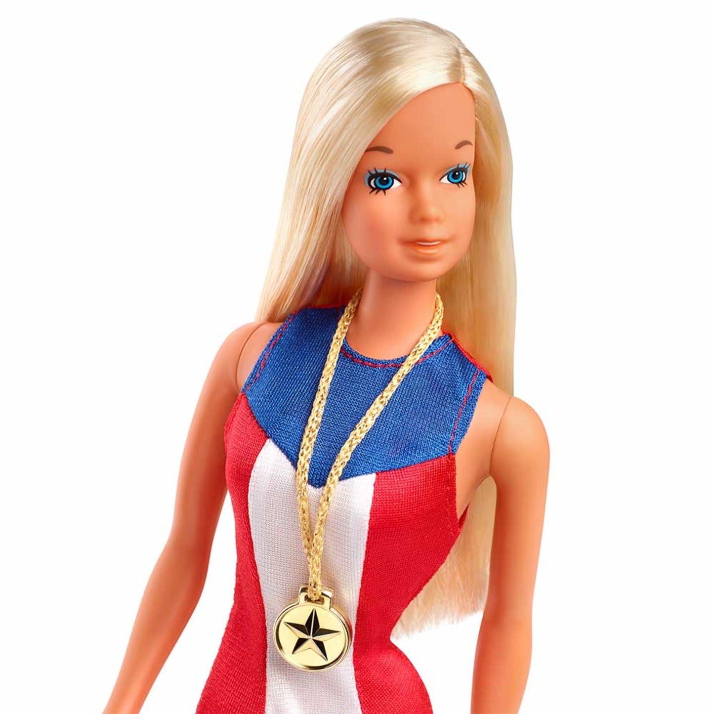 Barbie Gold Medal Barbie Doll Búp Bê Sưu Tầm Phiên Bản Tái Hiện 1975 Barbie Signature - Hình ảnh bổ sung 5