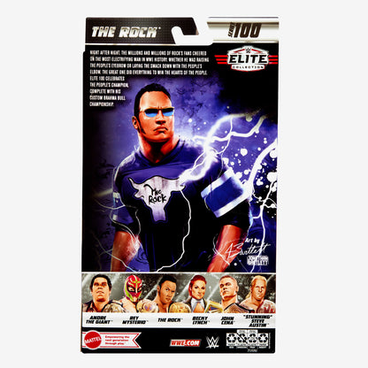 WWE Elite Collection The Rock Action Figure Mô Hình Hành Động Siêu Sao Mattel HKN81 - Hình ảnh bổ sung 5