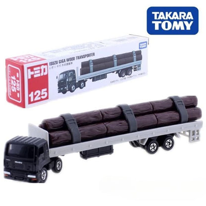 Tomica Long No. 125 Isuzu Giga Wood Transporter