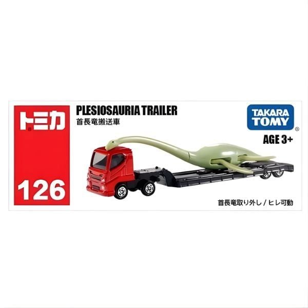 Tomica No. 126 Plesiosauria Trailer Asia Ver - Xe Mô Hình Takara Tomy