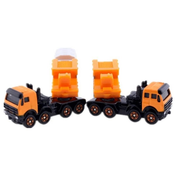 Long Tomica No. 127 Mercedes-Benz 4850 Type 240 Schnabel Trailer