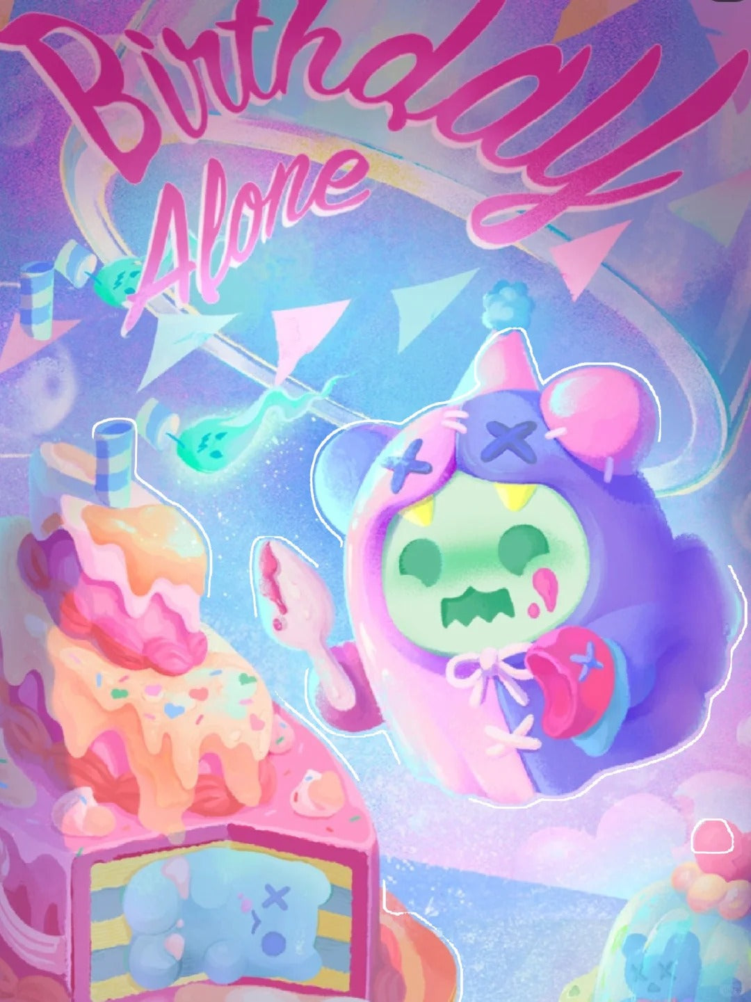 Shinwoo Birthday Alone Blind Box Series - Mô Hình Art Toy Hộp Mù - Finding Unicorn