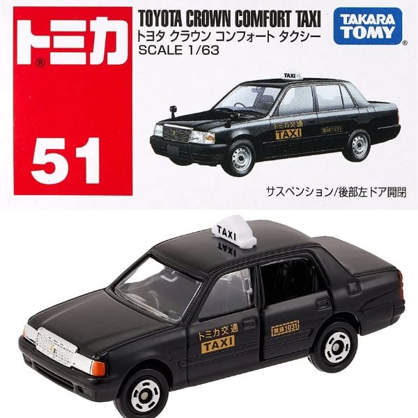 Tomica No. 51 Toyota Crown Comfort Taxi