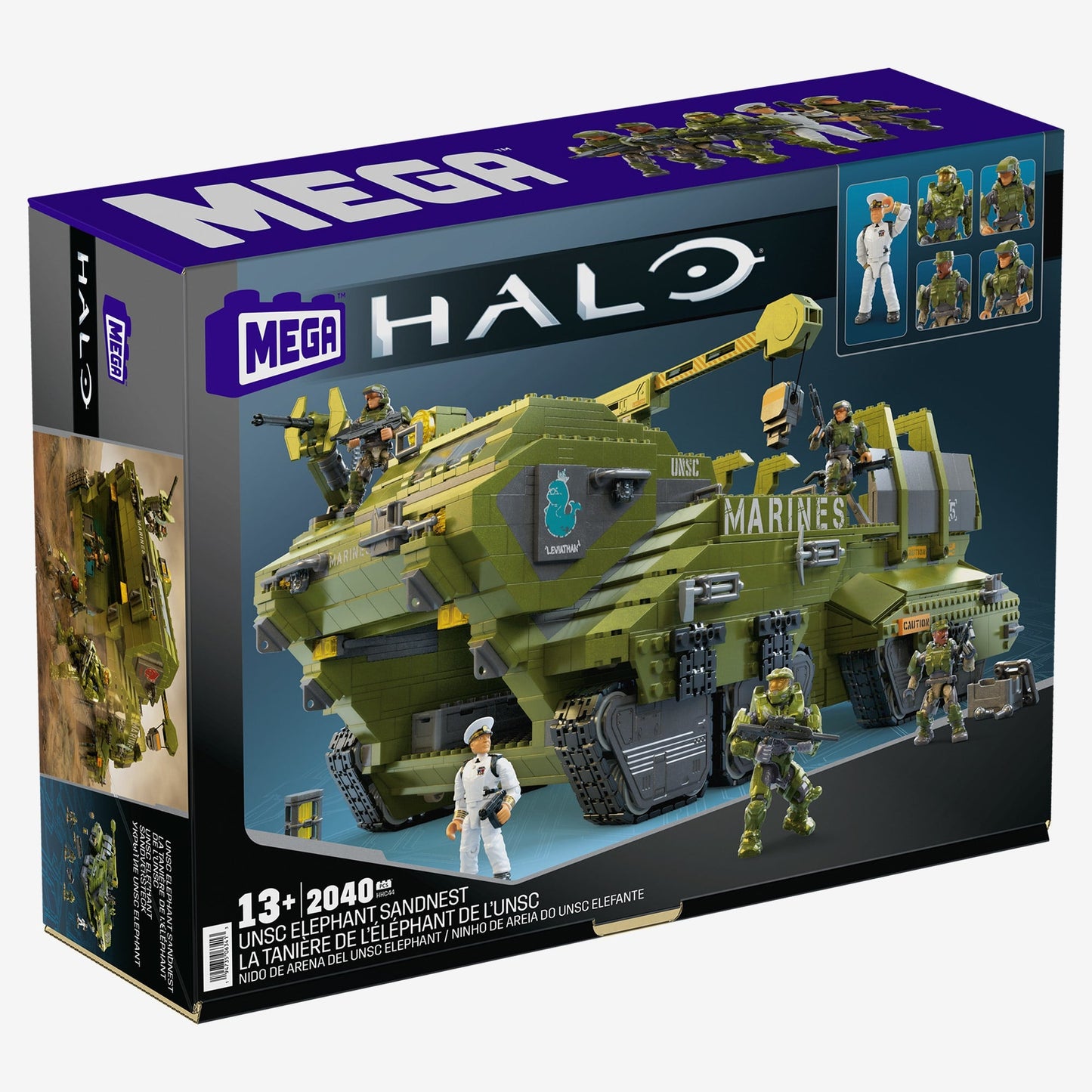 MEGA Halo UNSC Elephant Sandnest Building Kit - Bộ Lắp Ráp Xe Vận Tải Behemoth - MEGA