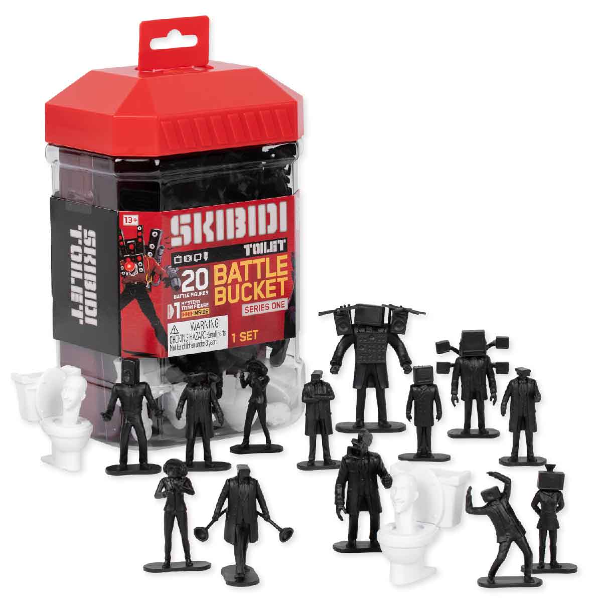 Battle Toys - 20 SKIBIDI TOILET ST1350 Characters - Bộ đồ chơi mô hình 20 nhân vật - SKIBIDI TOILET