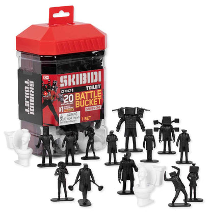 Battle Toys - 20 SKIBIDI TOILET ST1350 Characters - Bộ đồ chơi mô hình 20 nhân vật - SKIBIDI TOILET
