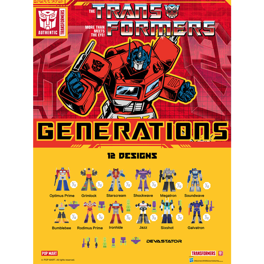 Transformers Generations Toy Model - Mô hình Blind Box Robot - POP MART