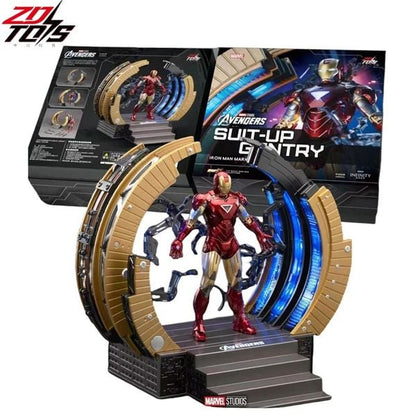 Mô hình Marvel - Iron Man MK6 - Suit-up Gantry - ZD Toys - ZM80