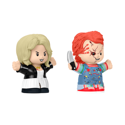 Little People Collector Bride of Chucky Movie Special Edition Set - Mô hình Figure Chucky & Tiffany - Mattel (HYM23) - Góc nhìn khác 3