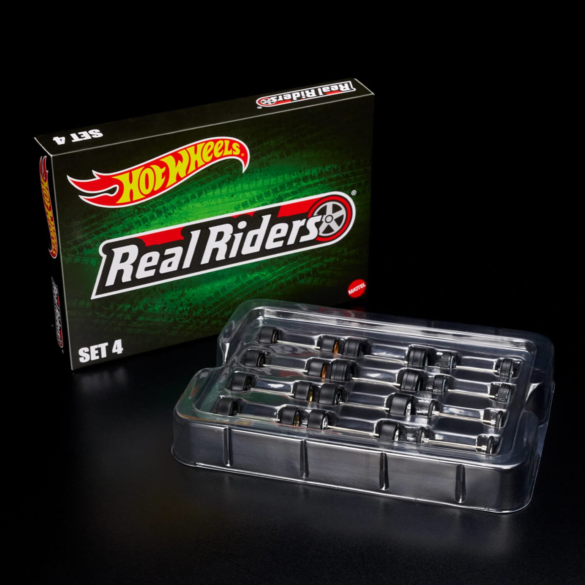 RLC Exclusive Real Riders Wheels Pack – Set 4 - Bộ Bánh Xe Cao Cấp Hot Wheels 1:64 - Hot Wheels Collectors - Hình ảnh bổ sung 4