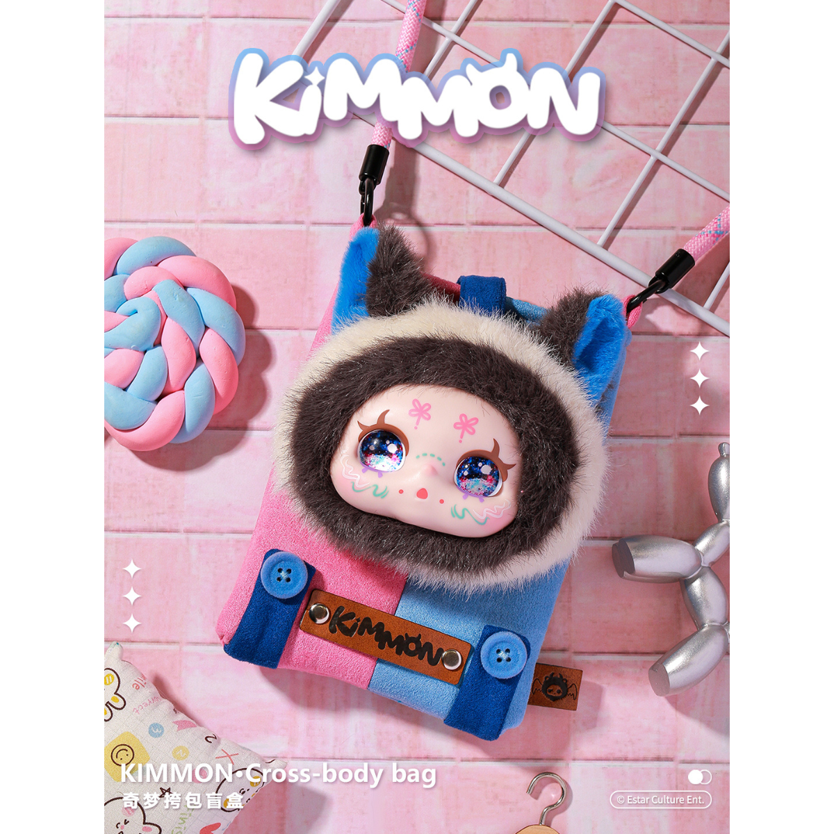 Kimmon Plush Toy Crossbody Bag 556114KM - Túi đeo chéo gấu bông - Kimmon