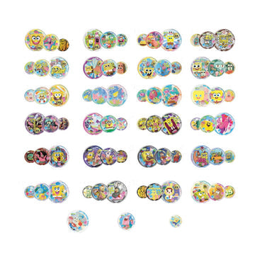 Blind Bag Toy Set of 3 Sponge Bob Badges DIY - Túi mù bộ 3 huy hiệu tự làm - OTHER GIRL BRANDS SP-030630