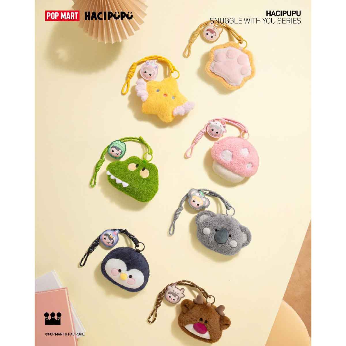 HACIPUPU Snuggle With You Series-Plush Bag - Túi bông phụ kiện Blind Box - POP MART