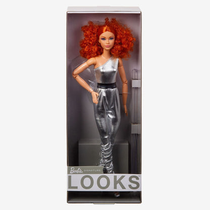 Barbie Signature Barbie Looks Doll (Original, Red) - Búp Bê Sưu Tầm Khớp Linh Hoạt Mattel HBX94 - Hình ảnh bổ sung 9