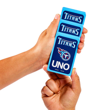 UNO Fandom NFL Tennessee Titans Game Deck - Bộ Bài Thẻ Bài Thể Thao - Mattel JDK25 - Hình ảnh bổ sung 5