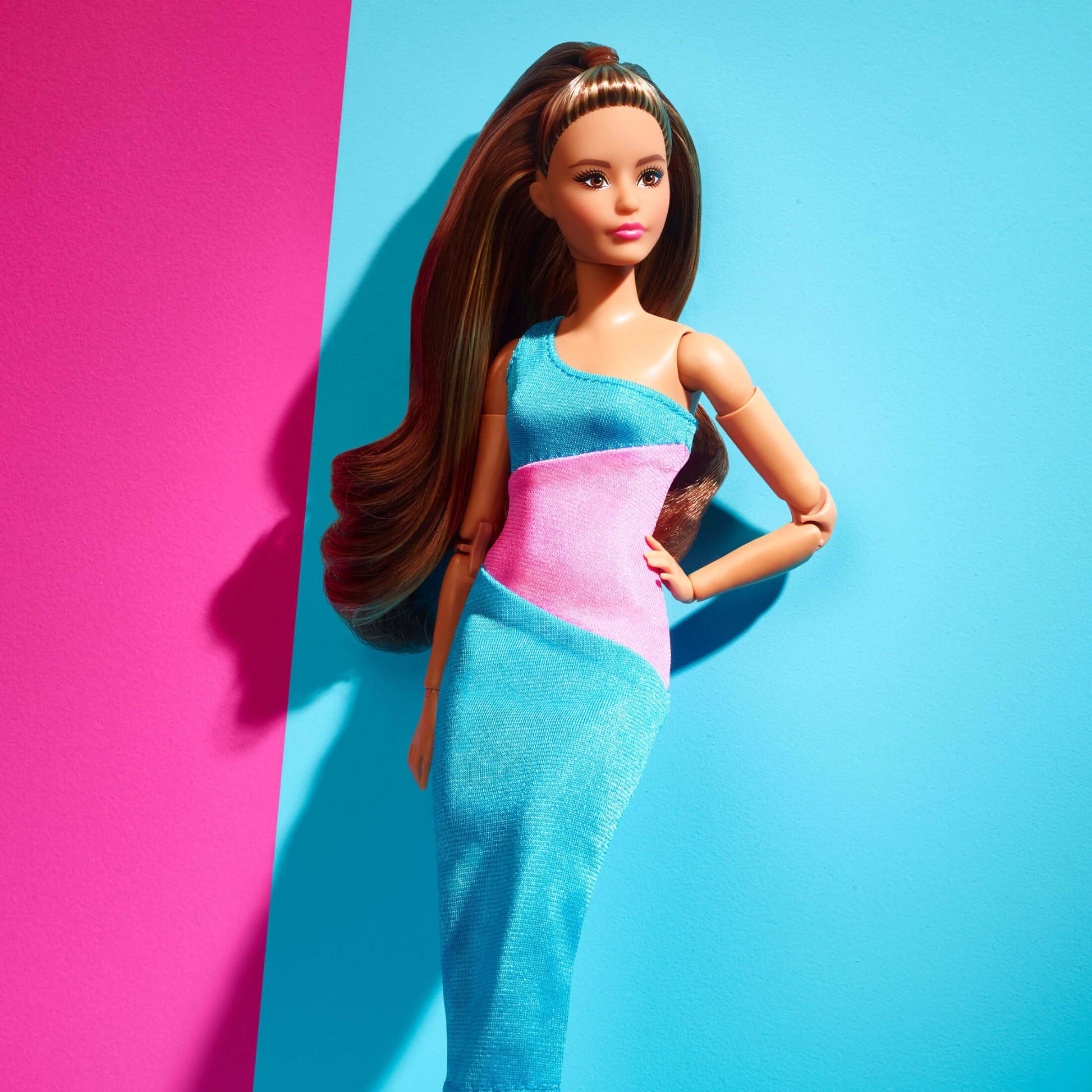 Barbie Looks Doll (Petite, Long Brunette Hair) - Búp bê thời trang cao cấp - Mattel Signature #15 Mattel - ảnh 3 - Doll
