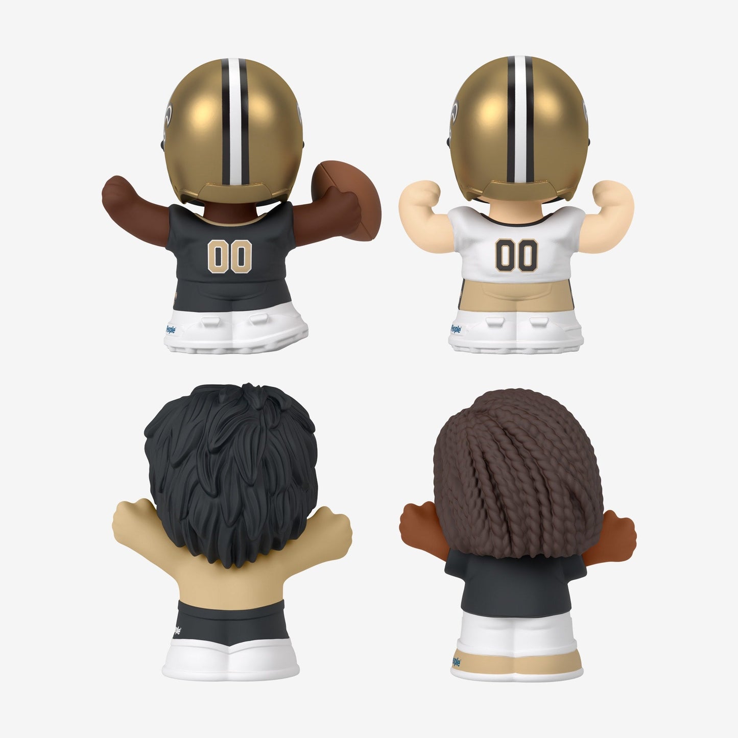Little People Collector x NFL New Orleans Saints Set - Bộ Mô Hình Nhân Vật Bóng Bầu Dục Mattel Mattel - ảnh 1 - Figure Set