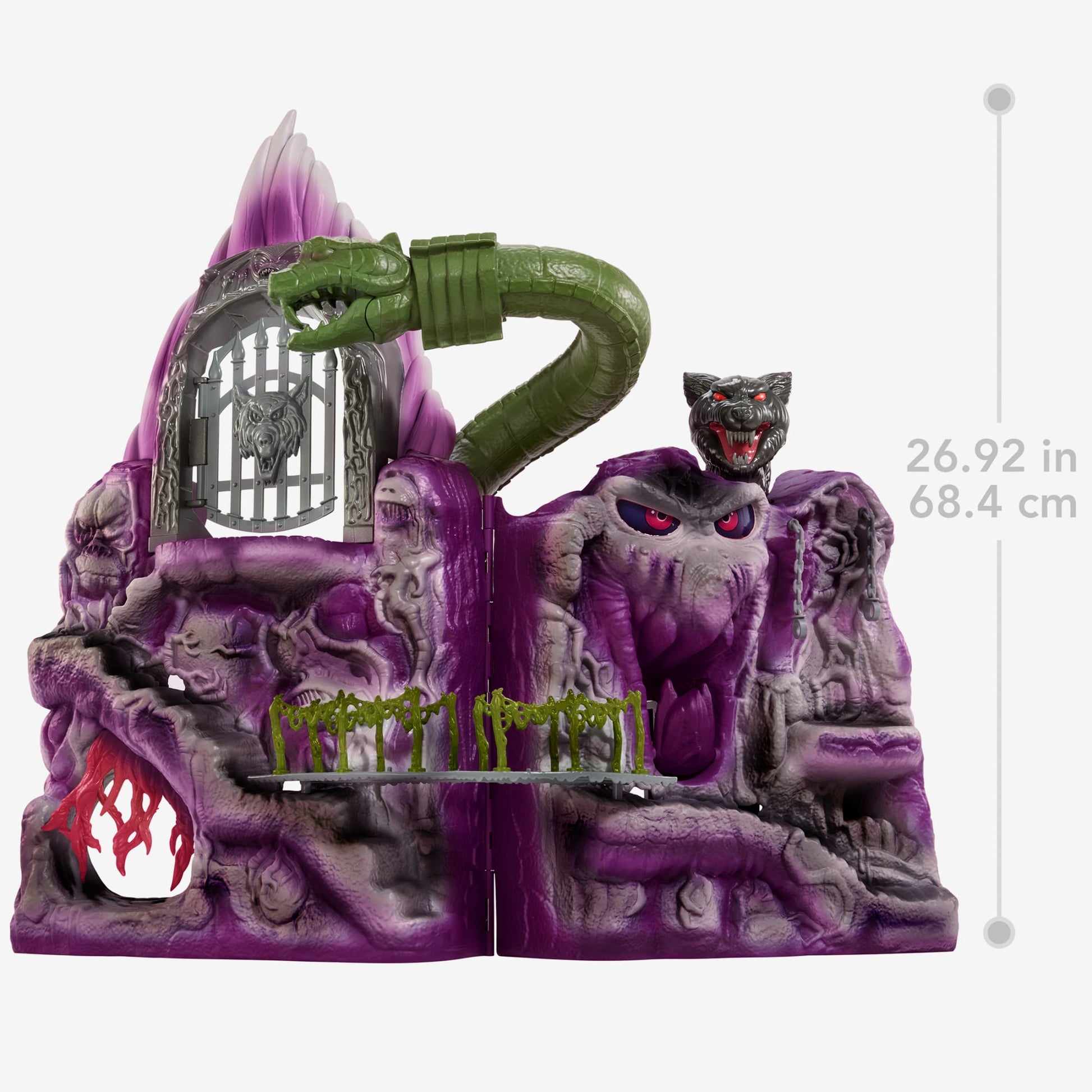 Masters of the Universe Origins Snake Mountain Playset - Bộ Đồ Chơi Lâu Đài Núi Rắn Mattel Mattel - ảnh 5 - Action Figure Pla