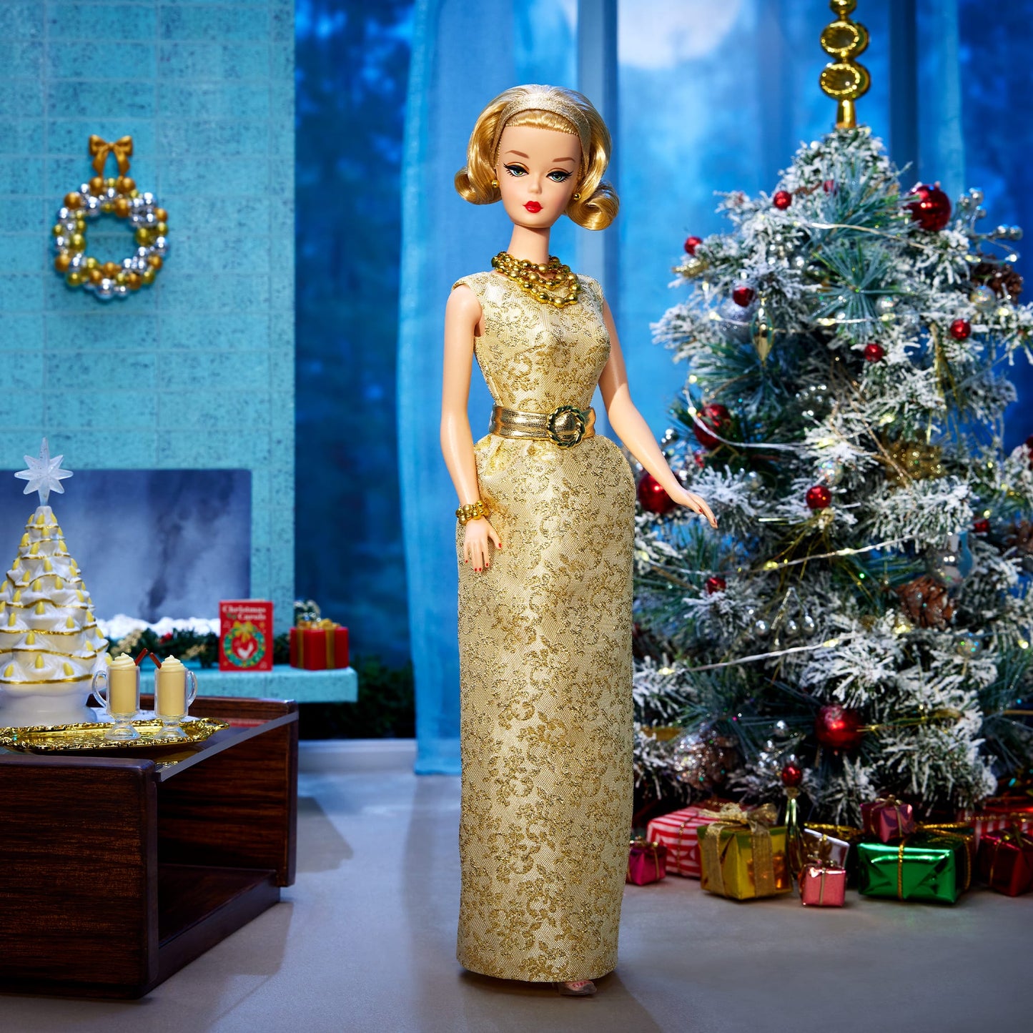 12 Days of Christmas Barbie Doll and Accessories - Búp bê Barbie Signature Gold Label 2024