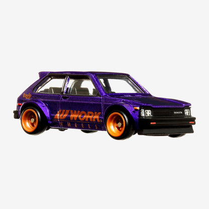 Hot Wheels Car Culture Circuit Legend Toyota Starlet 1981 Xe Mô Hình Diecast Sưu Tầm Mattel - Hình ảnh bổ sung 5