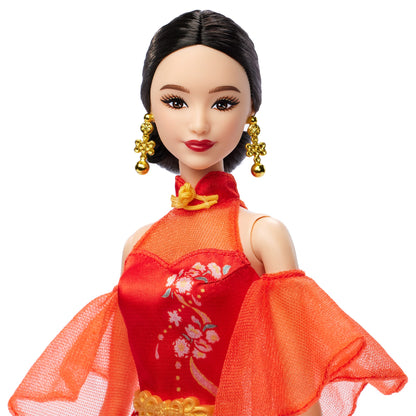 Barbie Lunar New Year Doll - Búp bê Sưu tầm Tết Nguyên Đán 2025 - Barbie Signature Mattel - ảnh 4 - Collectible Dolls