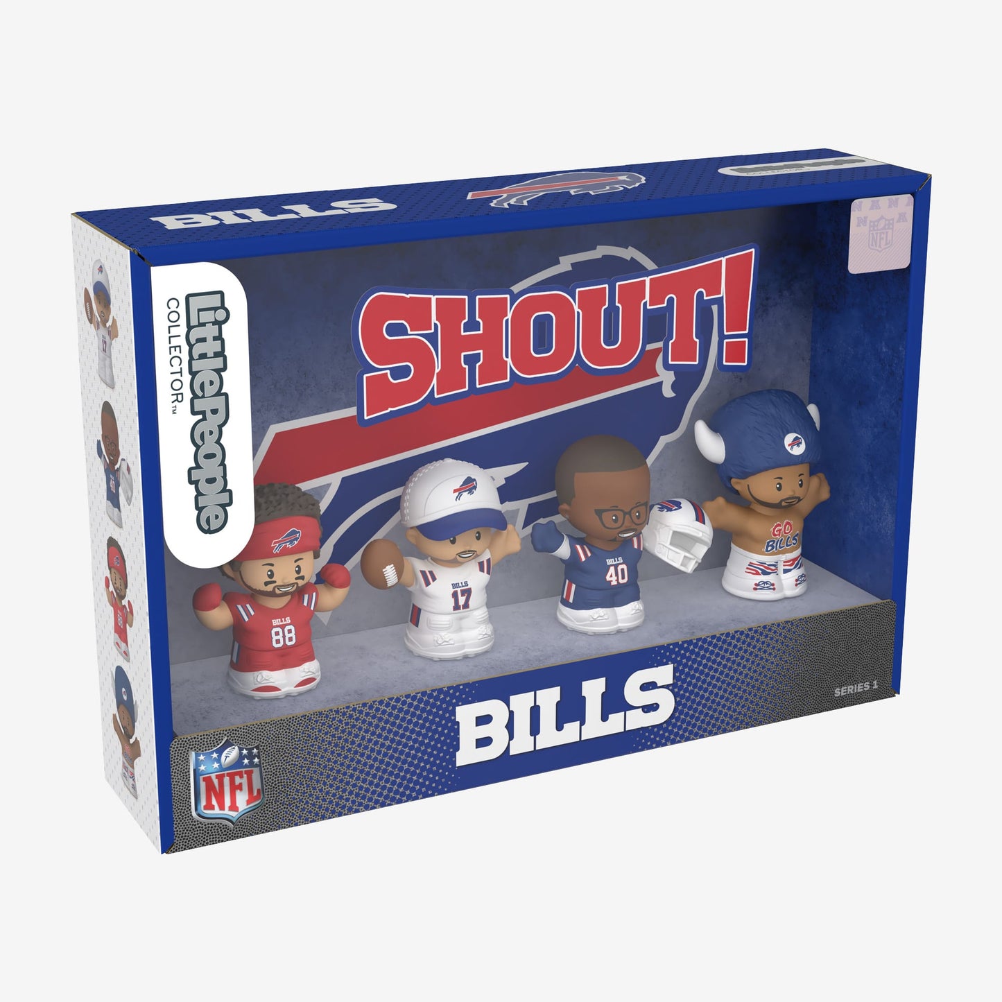 Little People Collector x NFL Buffalo Bills Set - Bộ Mô Hình Nhân Vật Thể Thao - Mattel Mattel Creations - ảnh 3 - Figure Set