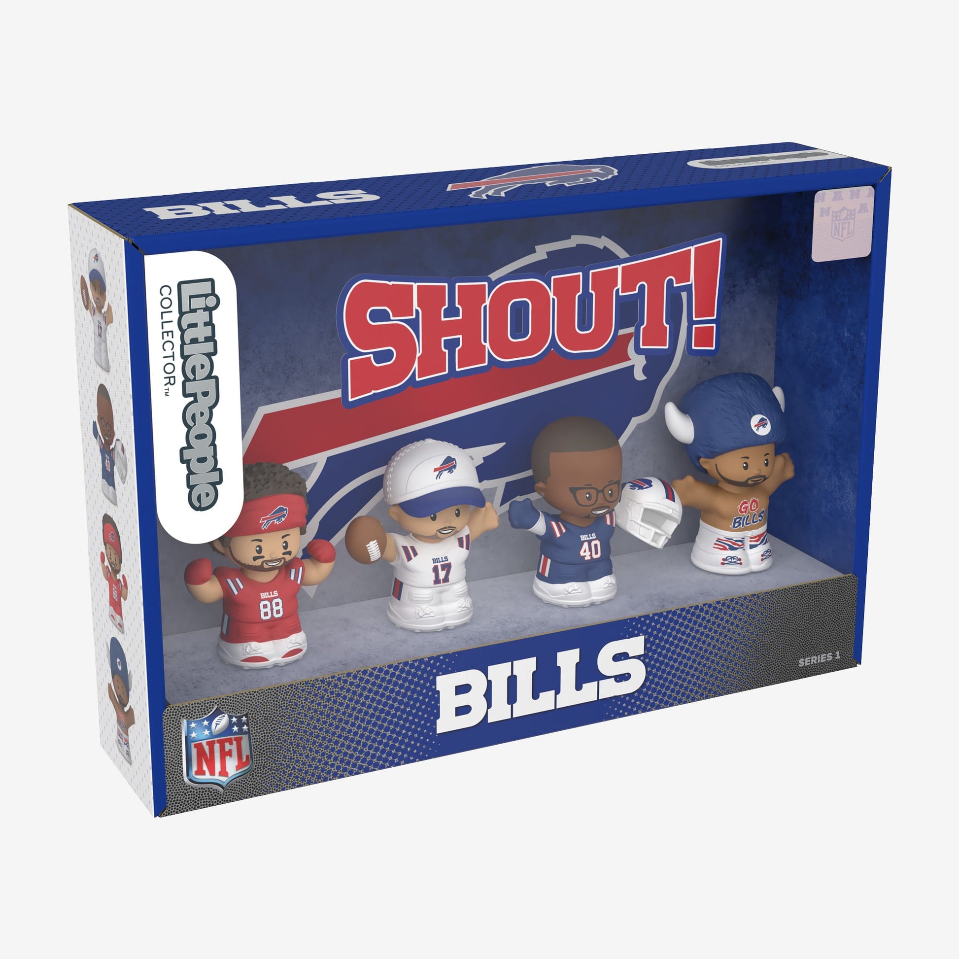 Little People Collector x NFL Buffalo Bills Set - Bộ Mô Hình Nhân Vật Thể Thao - Mattel Mattel Creations - ảnh 3 - Figure Set