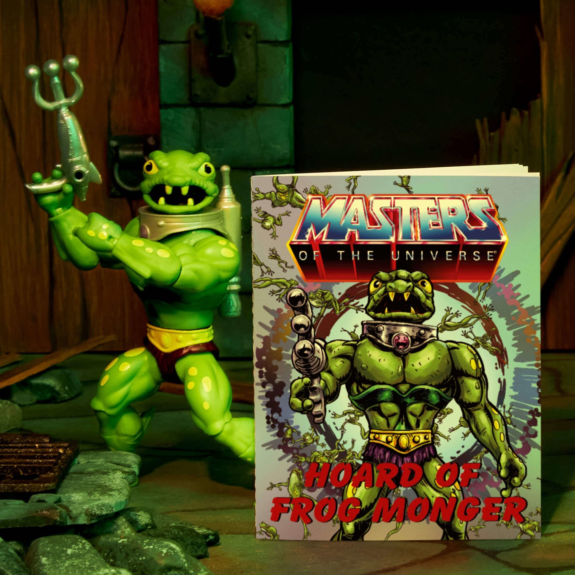 MOTU Origins Frog Monger Figure - Mô Hình Nhân Vật Hành Động Masters of the Universe - Mattel Creations Mattel - ảnh 3 - Figu