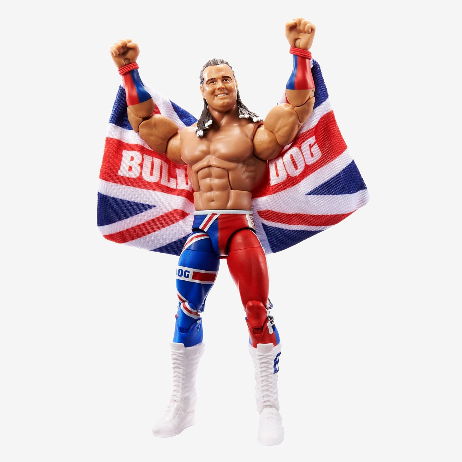 WWE British Bulldog™ Elite Collection Action Figure - Mô hình nhân vật WWE Elite Mattel HJM64 - Hình ảnh sản phẩm