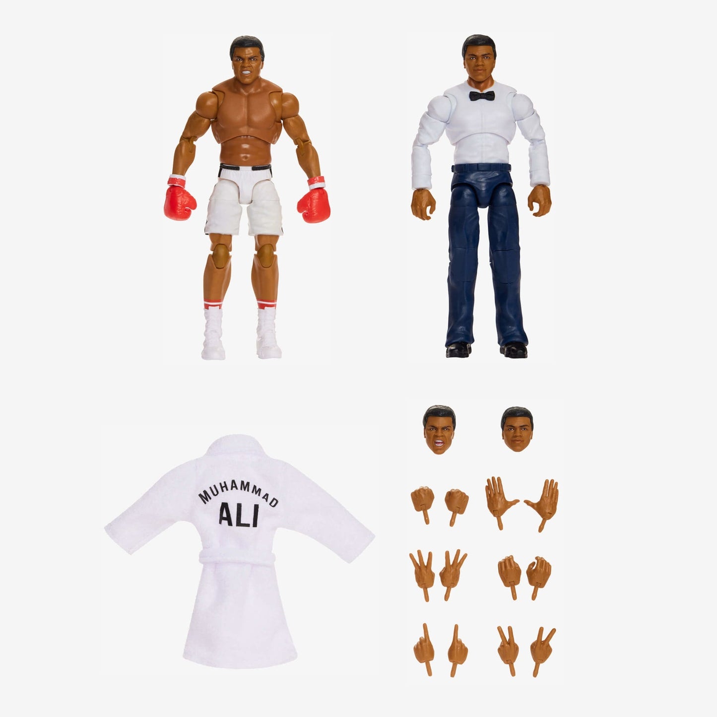 WWE Ultimate Edition Muhammad Ali Action Figure Set - Bộ Mô Hình Cao Cấp Mattel - Hình ảnh chi tiết 2