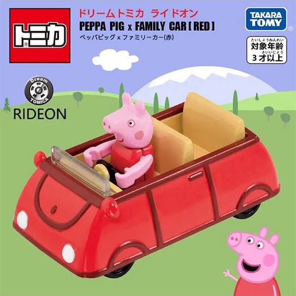 Đồ chơi mô hình xe Tomica Peppa Pig x Family Car Red ASIA Exclusive