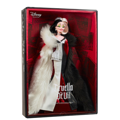 Disney Darkness Descends Cruella De Vil Doll - Búp Bê Phản Diện Sưu Tầm Cao Cấp - Mattel HWP46 Mattel - ảnh 4 - Collectible D