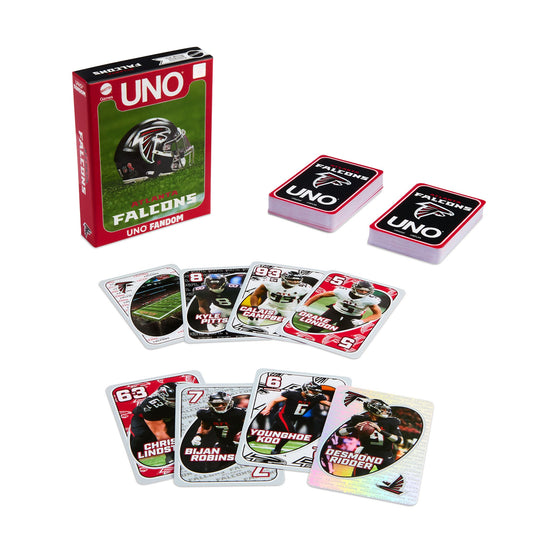 UNO Fandom NFL Atlanta Falcons Game Deck - Trò Chơi Thẻ Bài NFL Atlanta Falcons - Mattel - Hình ảnh sản phẩm