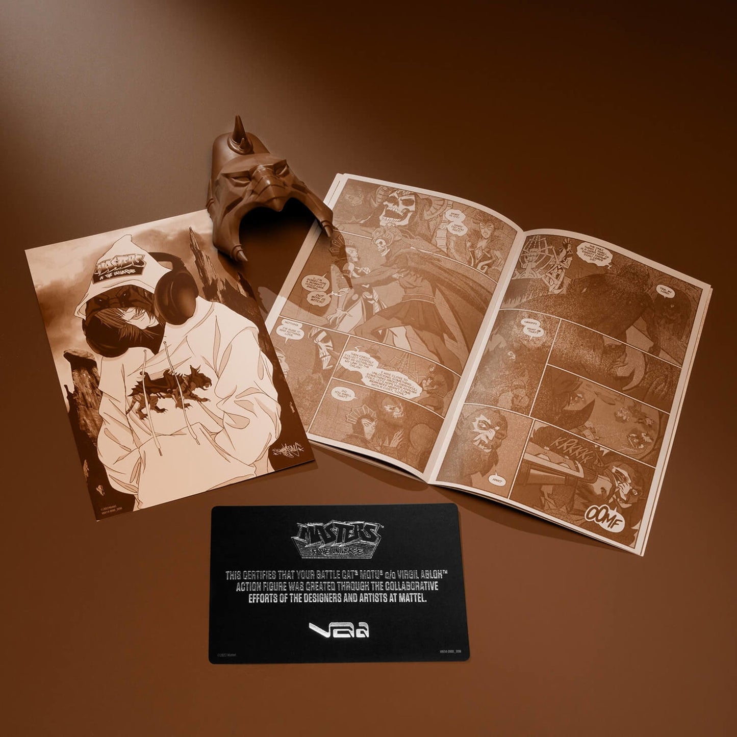 Virgil Abloh x MOTU Battle Cat Collector Figure Mô Hình Nhân Vật Nghệ Thuật Cao Cấp Mattel Creations - Hình ảnh bổ sung 4