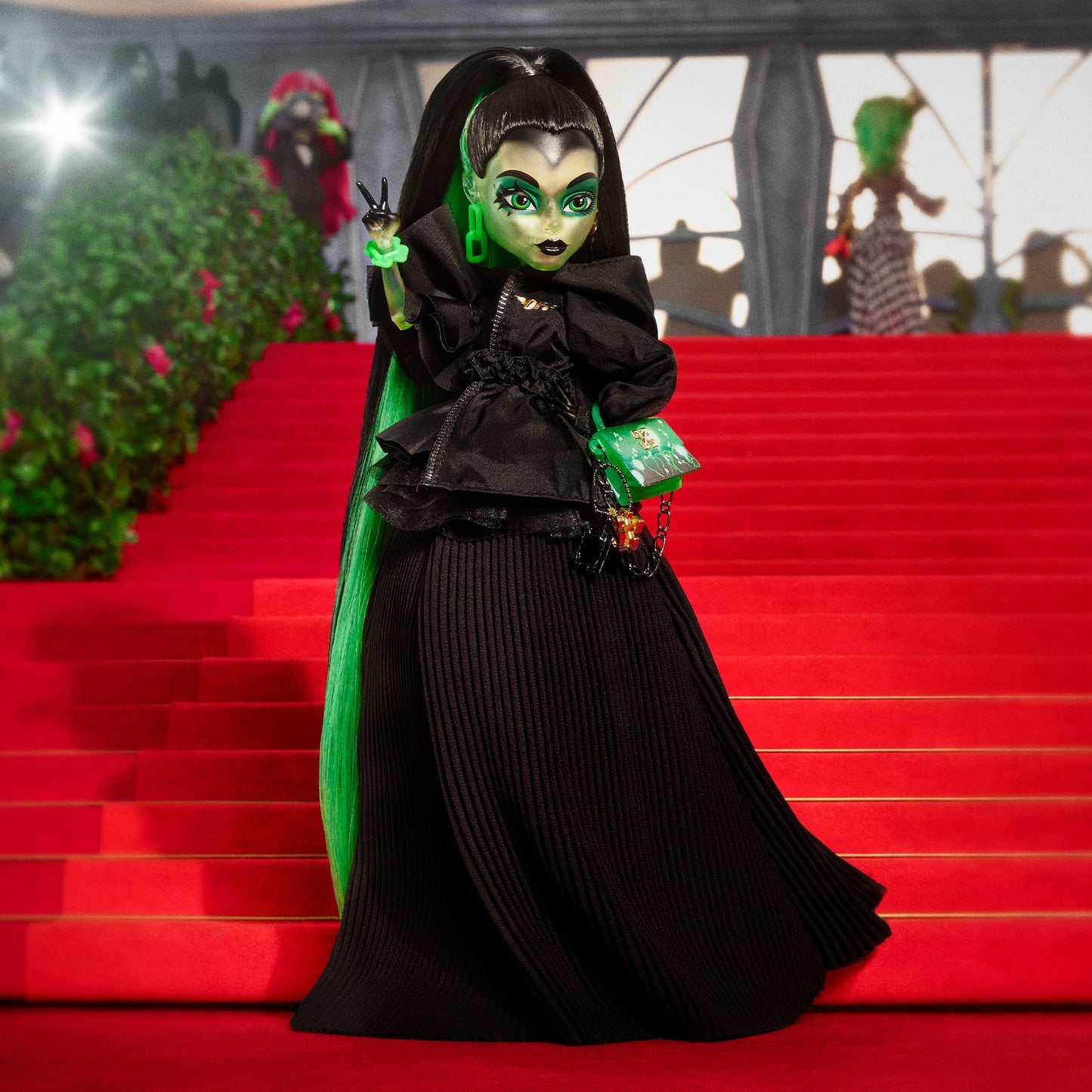 Off-White™ c/o Monster High Symphanee Midnight Doll - Búp Bê Thời Trang Sưu Tầm Cao Cấp - Monster High HNV18 - Hình ảnh sản phẩm