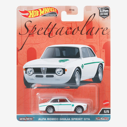 Hot Wheels Premium Car Culture Spettacolare – Alfa Romeo Giulia Sprint GTA Xe Mô Hình Kim Loại 1:64 Mattel - Hình ảnh sản phẩm