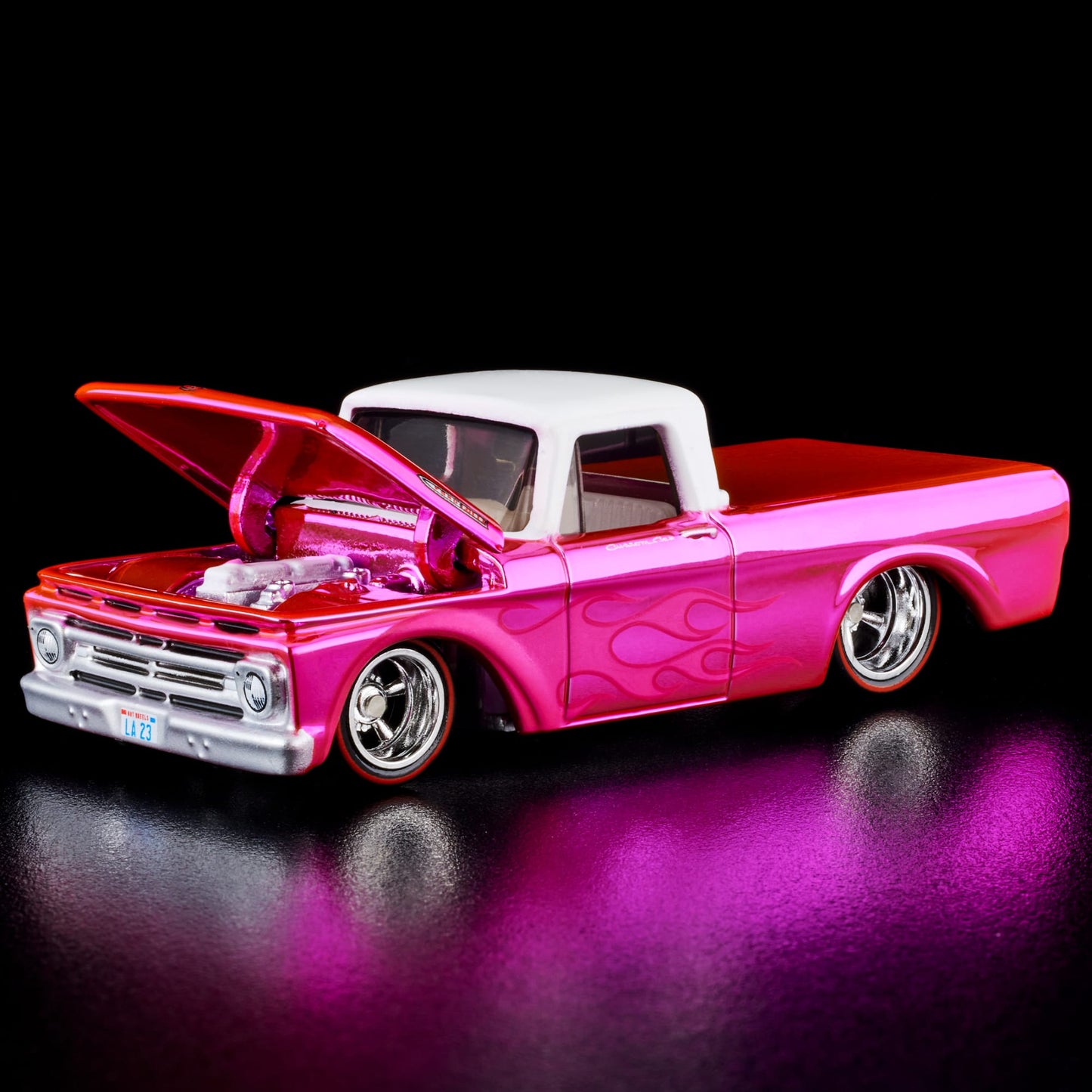 RLC Exclusive Pink Edition 1962 Ford F100 Xe Mô Hình Hot Wheels Red Line Club - Hình ảnh bổ sung 4