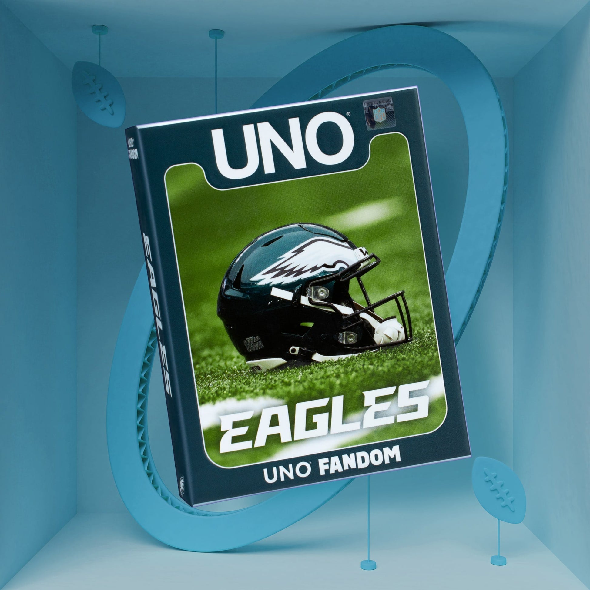 UNO Fandom NFL Philadelphia Eagles Game Deck - Bộ Bài Thẻ Bài Thể Thao - Mattel - Hình ảnh sản phẩm