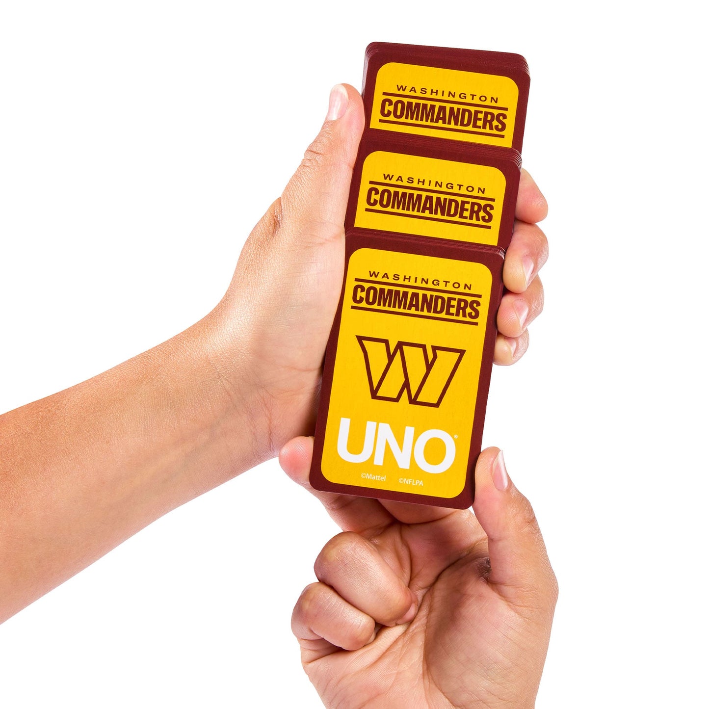 UNO Fandom NFL Washington Commanders Game Deck - Bộ Bài Thẻ Bài Thể Thao NFL Mattel JDK13 - Hình ảnh bổ sung 6