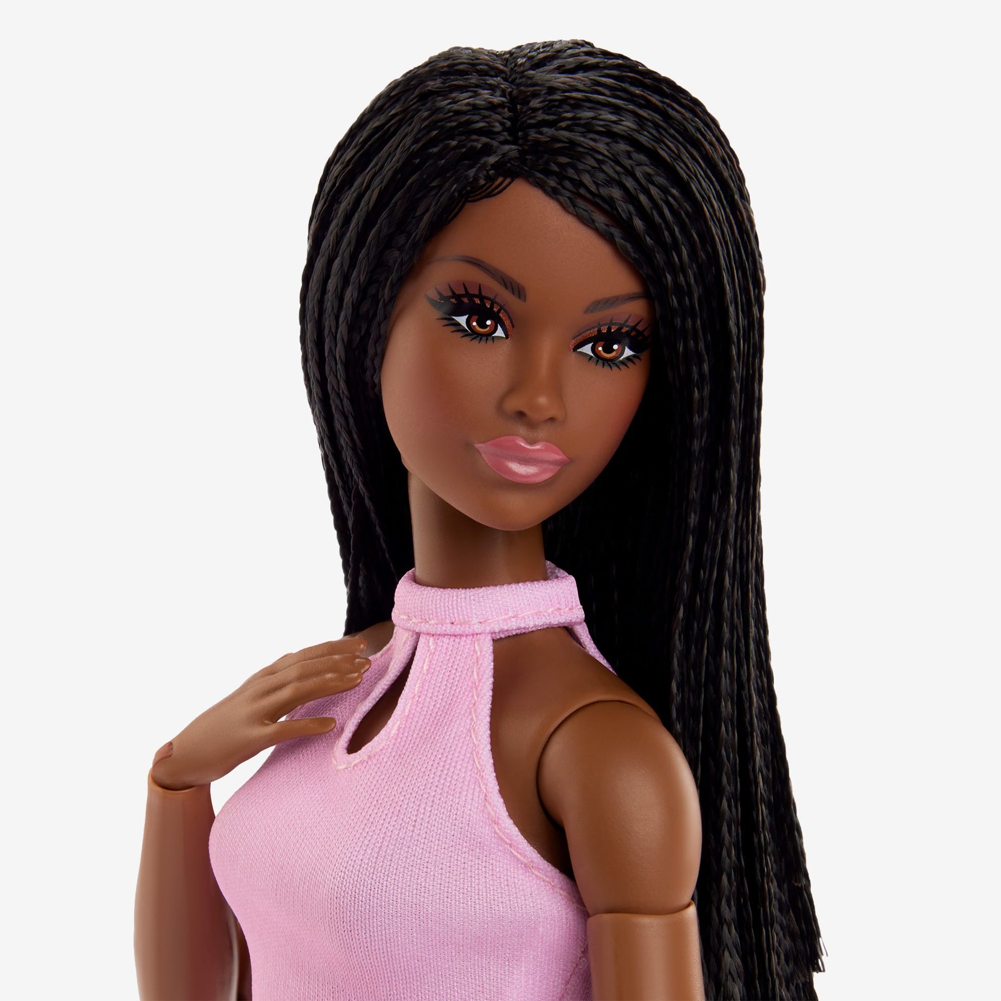 Barbie Looks Doll #21 (Original, Long Black Hair) - Búp bê thời trang sưu tầm Barbie Signature HRM13 - Hình ảnh bổ sung 9