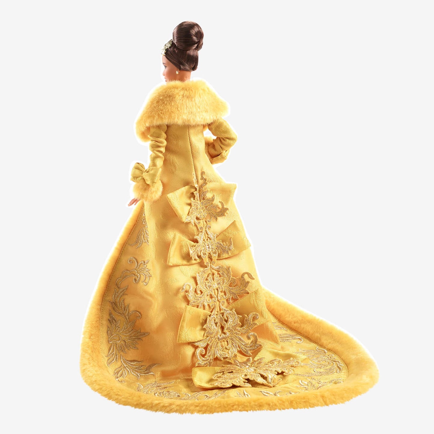 Guo Pei Barbie Doll Wearing Golden-Yellow Gown - Búp bê Sưu tầm Cao cấp Barbie Signature - Hình ảnh bổ sung 4